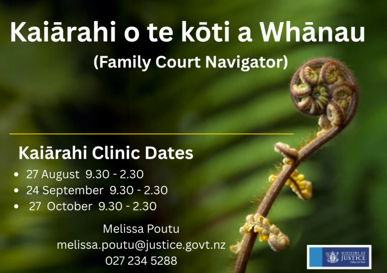 Kaiārahi o te kōti a Whānau (TANCS)